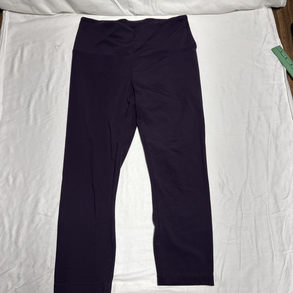 Yogalicious Womens Purple High Waisted Yoga Leggings Size M Activewear